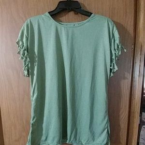 Green shirt